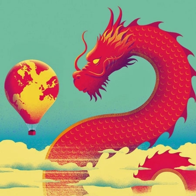 De Chinese draak
