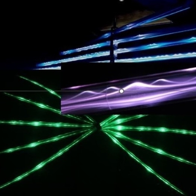 Creeping Light, lichtkunstwerk in de AG Pop-upwinkel