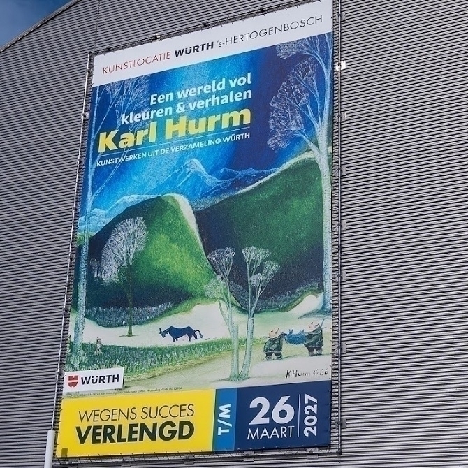 🟦 Kunstlocatie Würth (expositie Karl Hurm) en Noordkade Veghel
