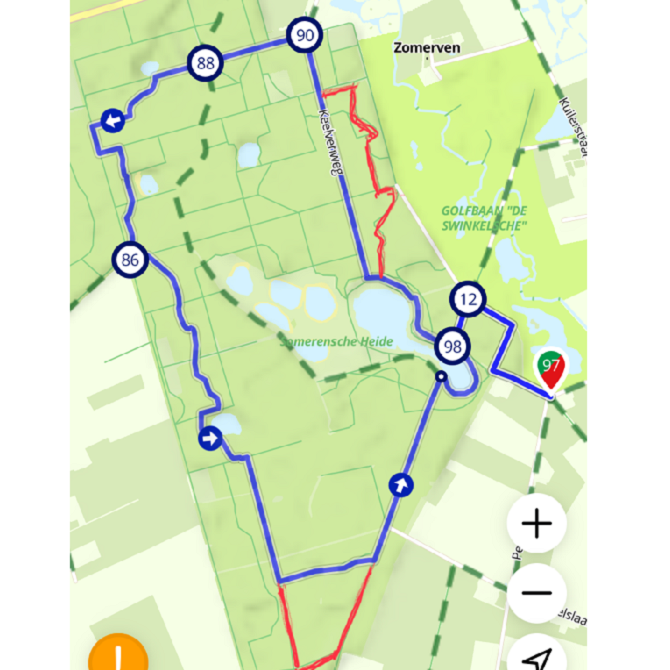🟦 10 km wandeling 28-09-2025